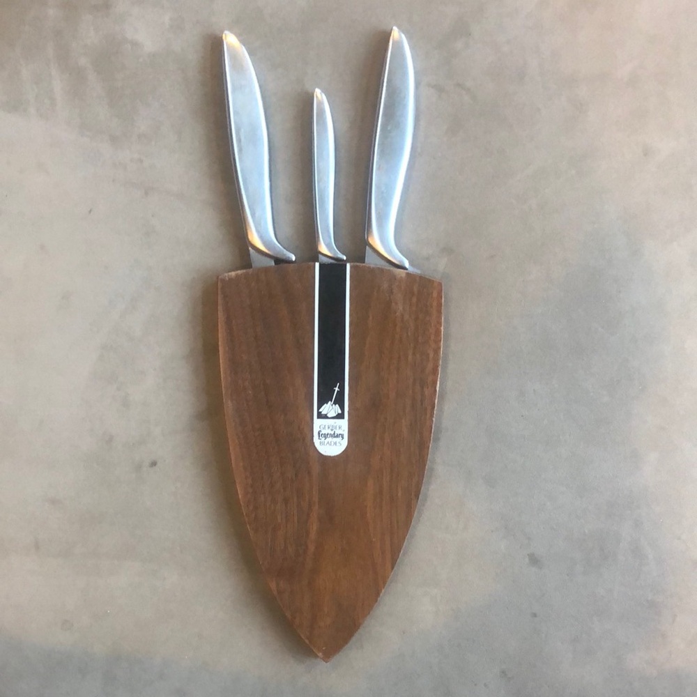 Georg Jensen Silver Cheese Knives Set